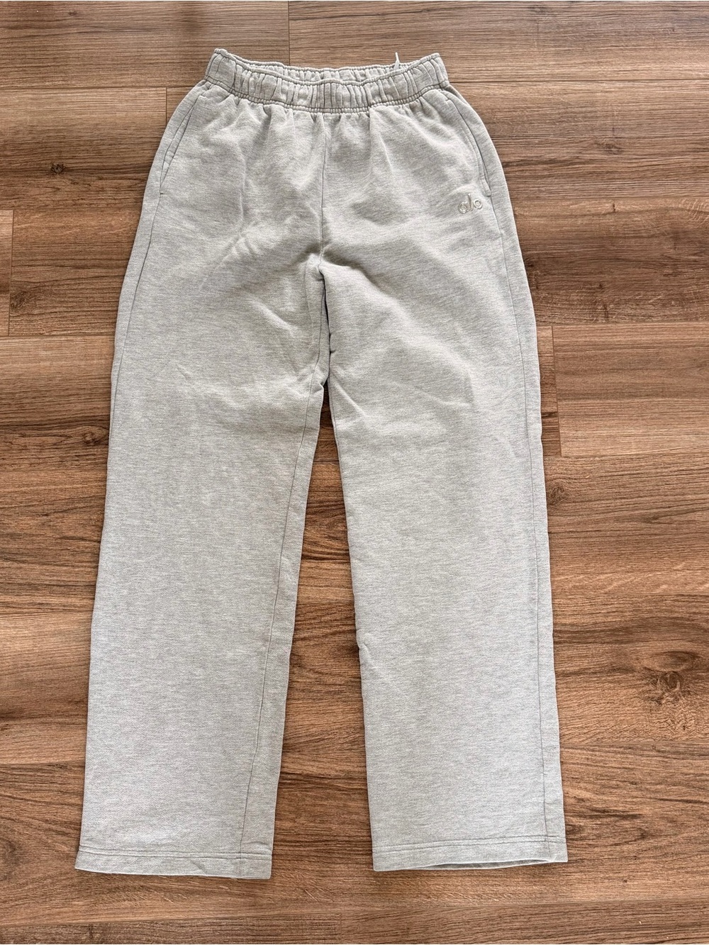 Unisex Grey Fleece Sweatpants - ALO Accolade, size Small